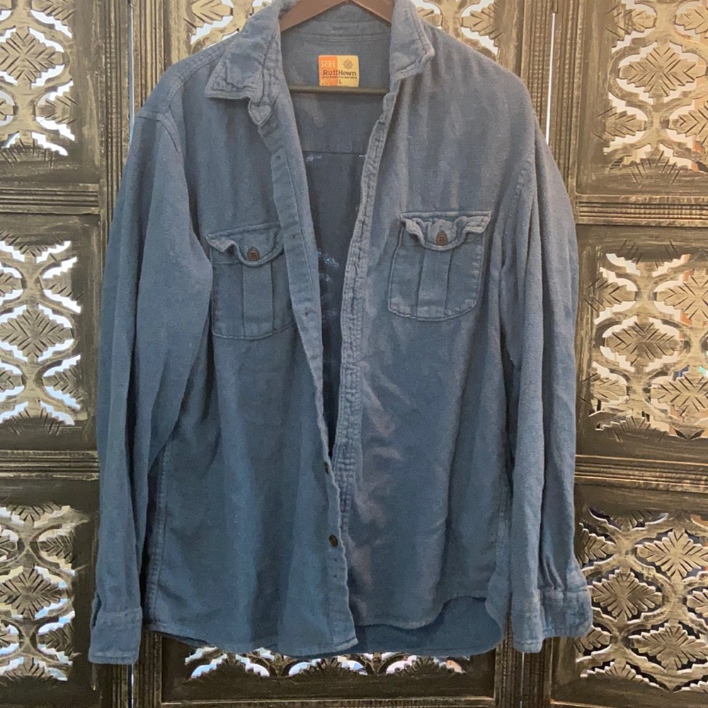 Soft cotton button down